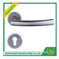 SZD STH-119 Modern Looking Lever Style Stainless Steel Round Door Handles On Square Rose